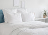 An image of a duvet on a bed