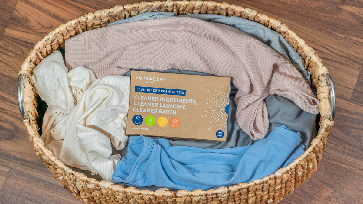 An image of laundry detergent sheets