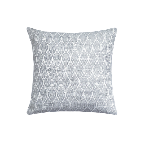 Summer Flora Grey Indoor and Outdoor Pillow
