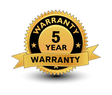 5-Year Wear & Tear Warranty
