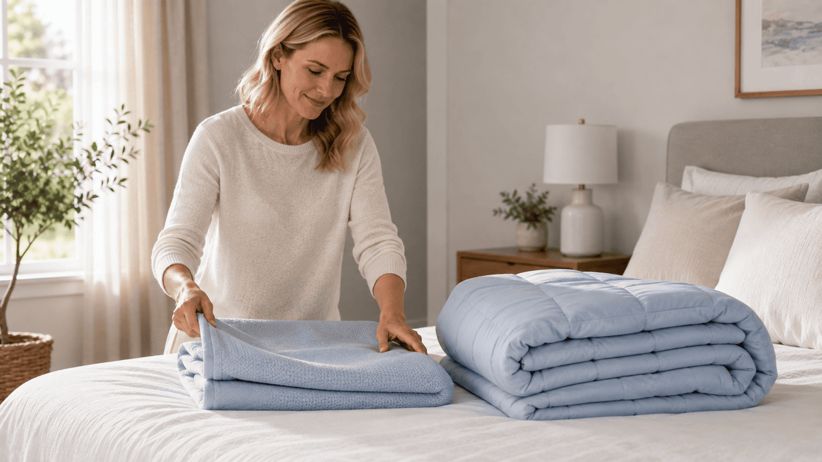 Cooling Comforter vs Cooling Blanket: Which One Do You Need