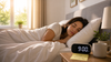 A woman still sleeping until 9am.