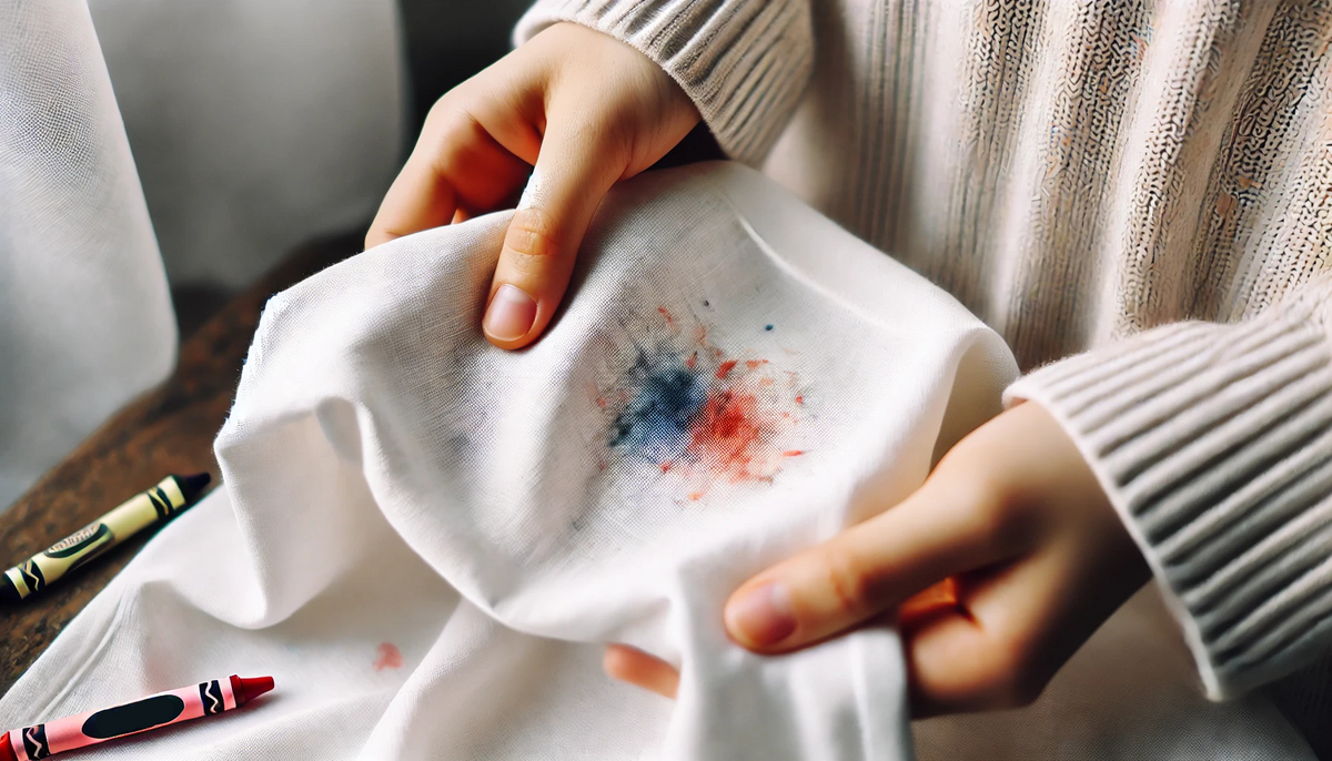 How to get crayon out of clothes