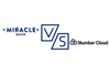 A comparison graphic featuring the brand logos for 'Miracle Made' and 'Slumber Cloud' separated by a large, stylized 'VS' in dark blue.