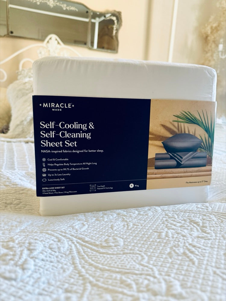 Miracle Made Self-Cooling and Self-Cleaning Sheet Set