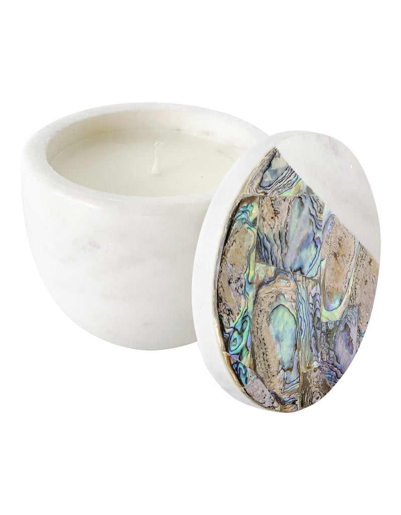 Rainbow Mother of Pearl Eucalyptus Candle