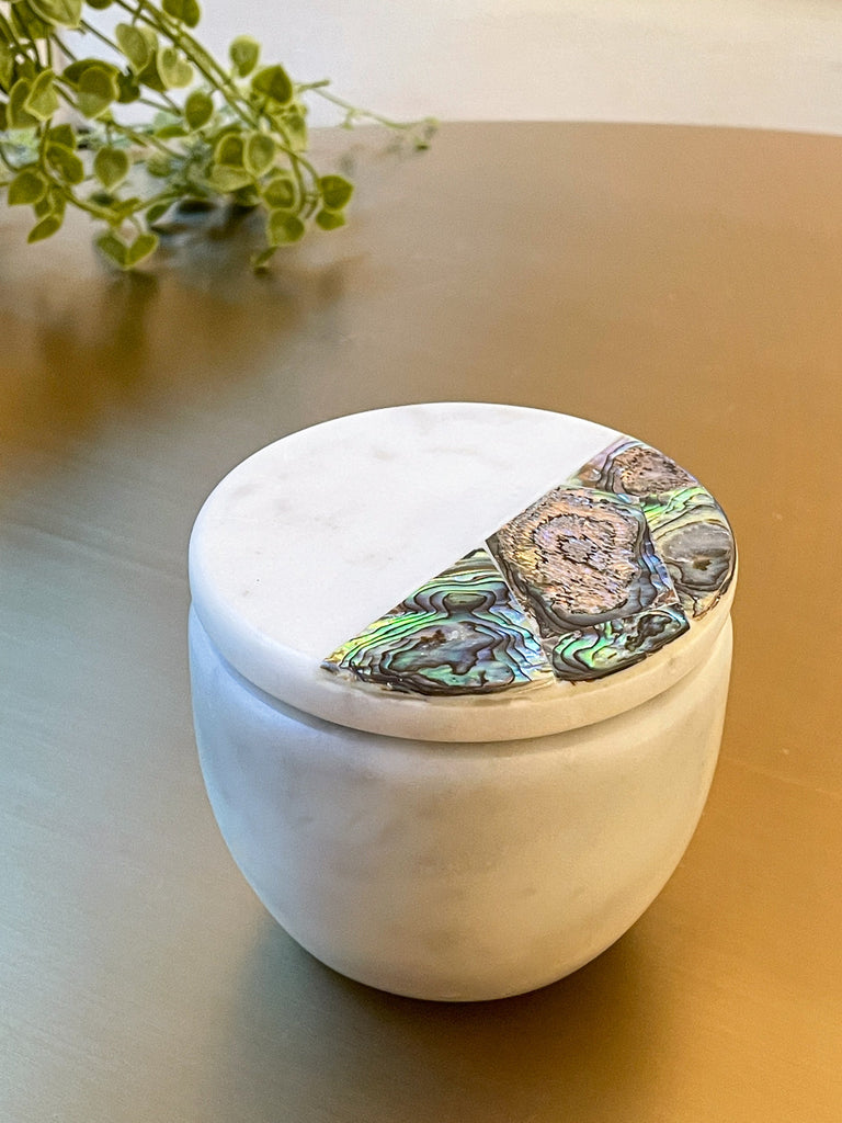 Rainbow Mother of Pearl Eucalyptus Candle