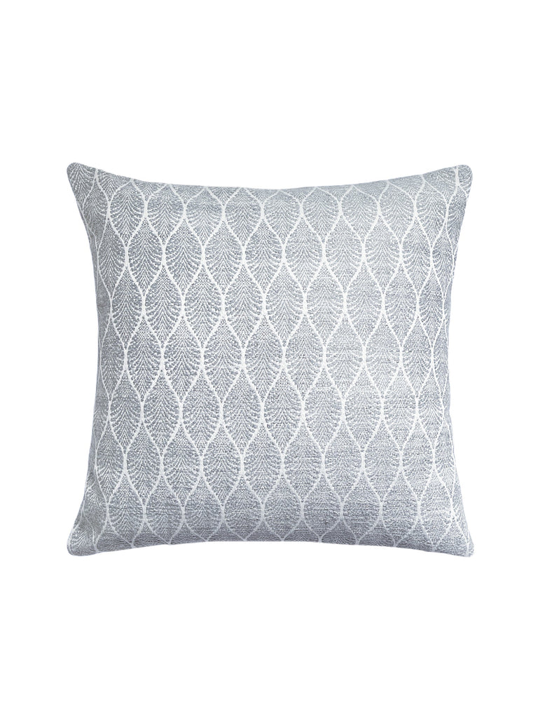 Summer Flora Grey Indoor and Outdoor Pillow