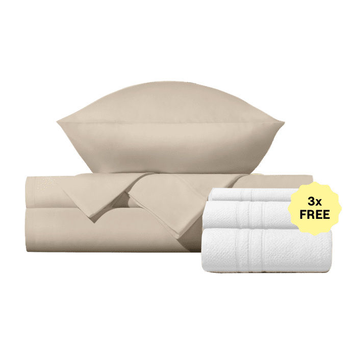 Limited Time Deal - Miracle Sheet Set + 3pc Towel Set