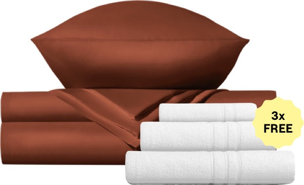 Limited Time Deal - Miracle Sheet Set + 3pc Towel Set