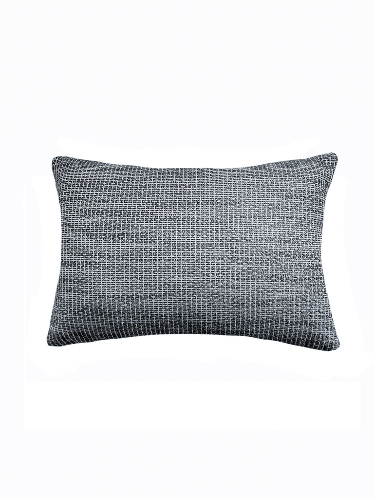 Natural Waves Black Indoor and Outdoor Pillow